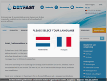 Tablet Screenshot of dryfast.be